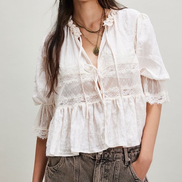 Free People Forever Young Bed Jacket - Picture 7 of 8